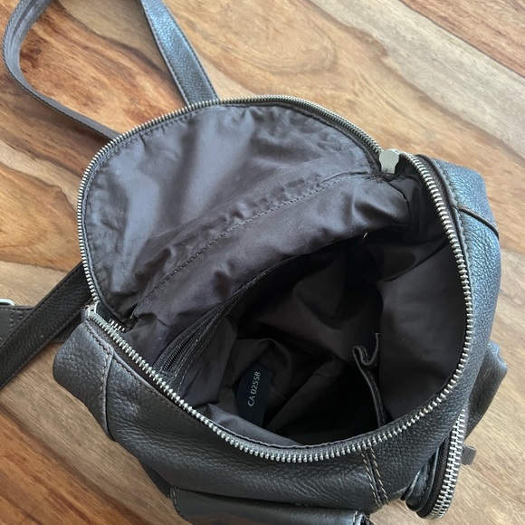 Gently used Danier leather smaller backpack - Picture 6 of 8